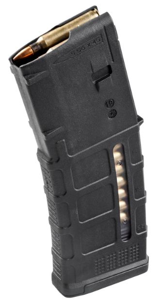 Picture of Magpul Pmag Gen M3 Black Detachable With Capacity Window 30Rd 223 Rem, 5.56X45mm Nato For Ar-15, M16, M4 