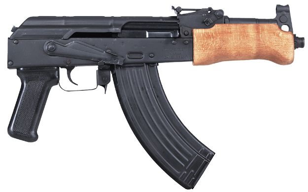 Picture of Century Arms Draco Mini 7.62X39mm 30+1 7.75" Threaded Barrel, Black Stamped Receiver, Black Polymer Grip, Enhanced Trigger Group, Includes 1 Us Palm 30Rd Magazine 