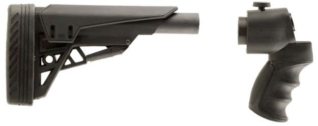 Picture of Advanced Technology Strikeforce Shotgun Stock 6 Position Left Side Folding Black Synthetic For Moss 12&20 Ga, Rem 870 12 Ga, Win 12/20 Ga 