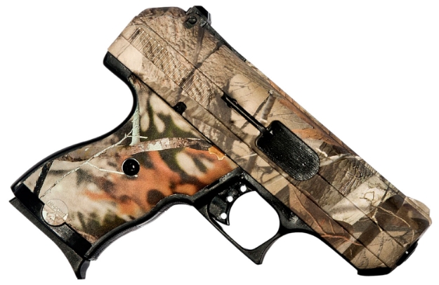 Picture of Hi-Point C9 9Mm Luger 8+1 3.50" Black Steel Barrel, Hydro-Dipped Woodland Camo Serrated Slide, Polymer Frame & Polymer Grips, Right Hand 