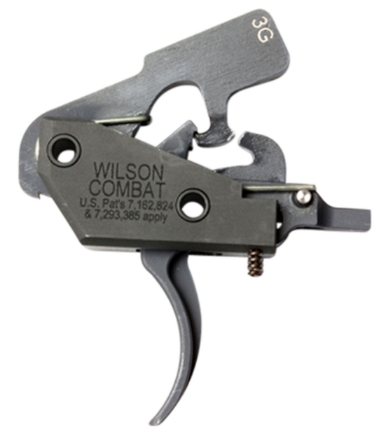 Picture of Wilson Combat Tactical Trigger Unit 3-Gun Drop-In Trigger With 3.50-4 Lbs Draw Weight & Black Finish For Ar-Platform 