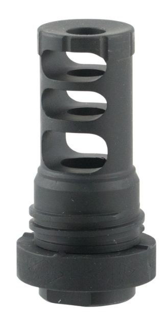 Picture of Yankee Hill Qd Muzzle Brake Black Steel With 1/2"-28 Tpi Threads & 2.50" Oal For 5.56X45mm Nato Ar-Platform 