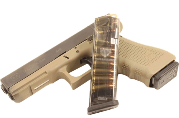 Picture of Ets Group Pistol Mags 17Rd 9Mm Luger Compatible W/ W/Glock Gen1-5; Glock 18 Clear Polymer 