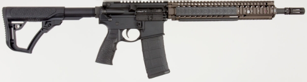 Picture of Daniel Defense Ddm4 M4a1 *Ca Compliant 5.56X45mm Nato 14" 10+1 Black Hard Coat Anodized 6 Position W/Softtouch Overmolding Stock With Flat Dark Earth Handguard 