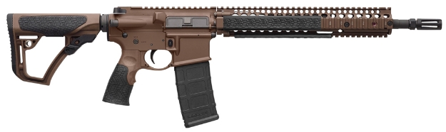 Picture of Daniel Defense Ddm4 M4a1 5.56X45mm Nato 14.50" 30+1 Mil-Spec Brown Cerakote 6 Position W/Softtouch Overmolding Stock 