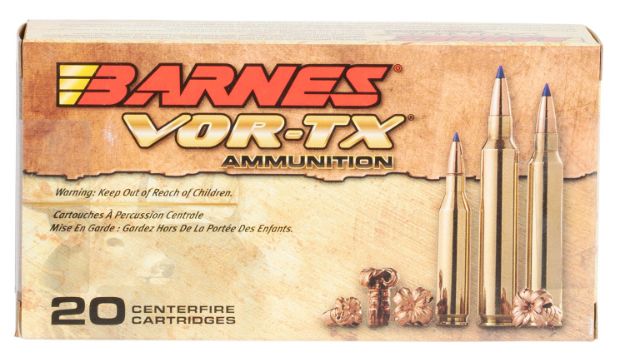 Picture of Barnes Bullets Vor-Tx Centerfire Rifle 308 Win 130 Gr Tipped Tsx Boat-Tail 20 Per Box/ 10 Cs 