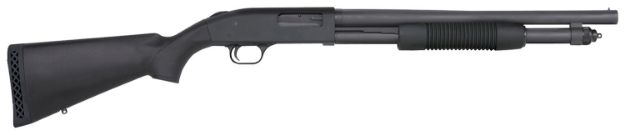 Picture of Mossberg 590 Tactical 12 Gauge 6+1 3" 18.50" Cylinder Bore Barrel, Matte Blued Metal Finish, Dual Extractors, Drilled & Tapped Receiver, Synthetic Stock 