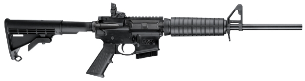 Picture of Smith & Wesson M&P15 Sport Ii *Nj Compliant 5.56X45mm Nato 10+1 16" 4140 Steel Armornite Finished Barrel, Fixed Stock, Adjustable A2 Front/Magpul Mbus Rear Sights, Forward Assist, Optics Ready 