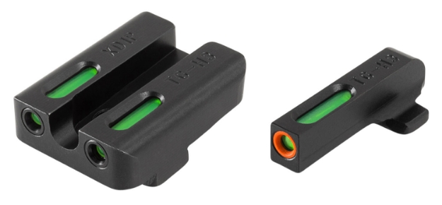 Picture of Truglo Tfx Pro Black | Green Tritium & Fiber Optic Orange Outline Front Sight Green Tritium & Fiber Optic Rear Sight 