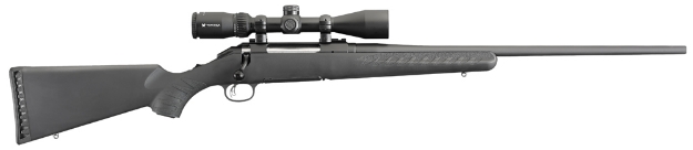 Picture of Ruger American 243 Win 4+1 22" Barrel, Matte Black Alloy Steel, Black Synthetic Stock, Includes Vortex Crossfire Ii 3-9X40mm Scope 