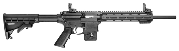 Picture of Smith & Wesson M&P15-22 Sport *Ct,Ma,Md,Nj Compliant 22 Lr Caliber With 10+1 Capacity, 16.50" Barrel, Matte Black Metal Finish & Fixed Car Black Synthetic Stock Right Hand 