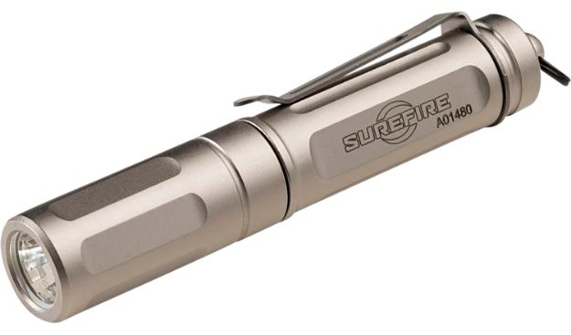 Picture of Surefire Titan Plus Ultra-Compact Nickel Plated Brass White Led 15-300 Lumens 66 Meters Range 