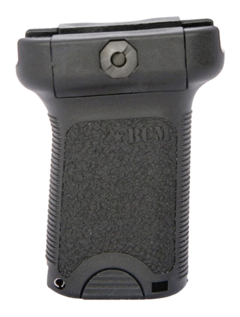 Picture of Bcm Bcmgunfighter Short Vertical Grip Made Of Polymer With Black Aggressive Textured Finish With Storage Compartment For Picatinny Rail 