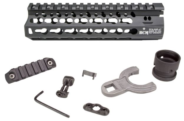 Picture of Bcm Kmr Alpha Handguard 7" Keymod Style Made Of Aluminum With Black Anodized Finish For Ar-15 