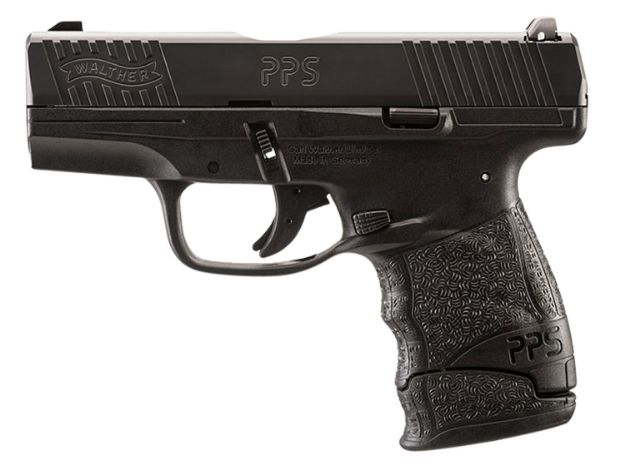 Picture of Walther Arms Pps M2 Le Edition 9Mm Luger Caliber With 3.20" Barrel, 7+1 Capacity, Black Finish Frame, Serrated Matte Black Tenifer Steel Slide, Finger Grooved Polymer Grip & Night Sights 