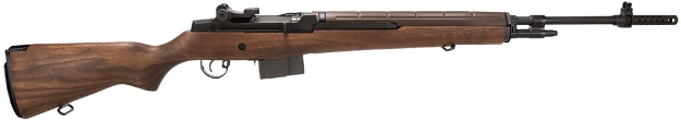 Picture of Springfield Armory M1a Standard Issue *Ca Compliant 308 Win 10+1 22" Carbon Steel Barrel W/Ca Compliant Muzzle Brake, Black Parkerized Receiver, Two-Stage Military Trigger, Walnut Stock 