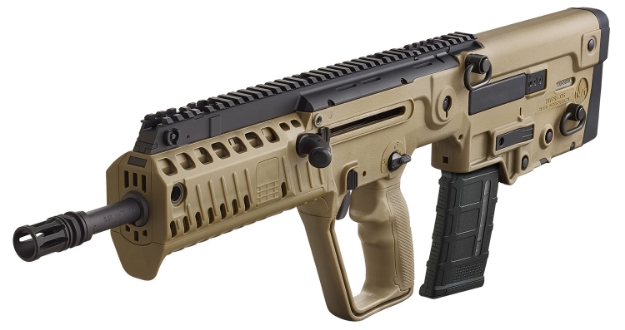 Picture of Iwi Us Tavor X95 5.56X45mm Nato Caliber With 16.50" Barrel, 30+1 Capacity, Flat Dark Earth Metal Finish, Flat Dark Earth Fixed Bullpup Stock & Polymer Grip Right Hand 