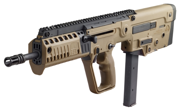 Picture of Iwi Us Tavor X95 9Mm Luger Caliber With 17" Barrel, 32+1 Capacity, Flat Dark Earth Metal Finish, Flat Dark Earth Fixed Bullpup Stock & Polymer Grip Right Hand 