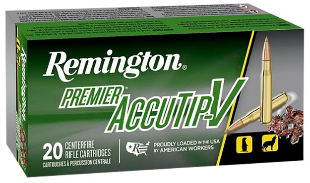 Picture of Remington Ammunition Premier Accutip-V 204 Ruger 40 Gr Accutip-V Boat-Tail (Atvbt) 20 Per Box/ 10 Cs 