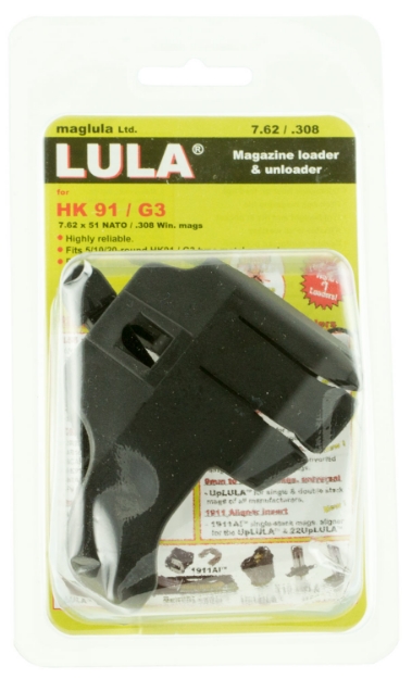 Picture of Maglula Lula Loader & Unloader Made Of Polymer With Black Finish For 308 Win, 7.62X51mm Nato Hk 91, G3 