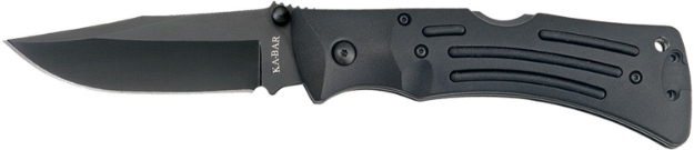 Picture of Ka-Bar Mule 3.88" Folding Clip Point Plain Aus-8A Ss Blade/Black Zytel Handle Includes Pocket Clip/Sheath 