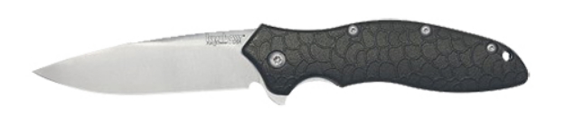 Picture of Ka-Bar Dozier Hunter 3" Folding Clip Point Plain Aus-8A Ss Blade/Black Zytel Handle Includes Pocket Clip 