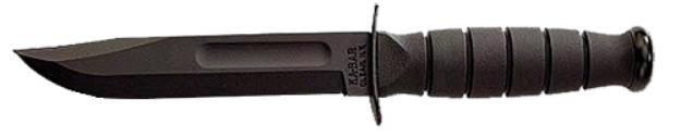 Picture of Ka-Bar Fighting/Utility 5.25" Fixed Clip Point Plain 1095 Cro-Van Blade/Black Kraton G Handle Includes Sheath 