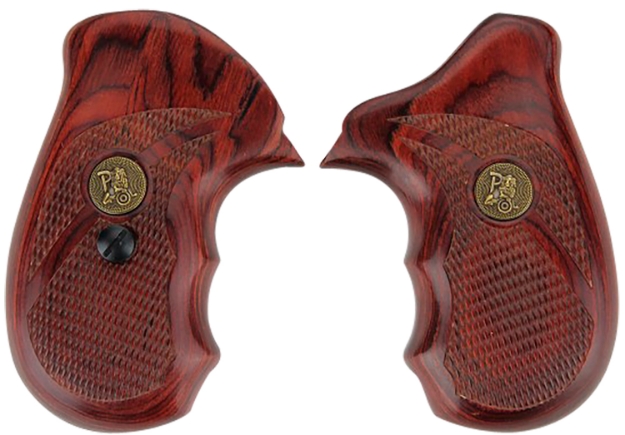 Picture of Pachmayr Renegade Grip Checkered Rosewood Laminate With Finger Grooves For S&W N Frame 