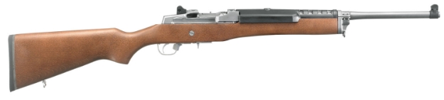 Picture of Ruger Mini-14 Ranch 5.56X45mm Nato 5+1 18.50" Stainless Steel Barrel Matte Stainless Receiver Hardwood Stock 