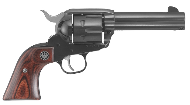 Picture of Ruger Vaquero 357 Mag 4.62" Barrel 6Rd Cylinder, Blued Alloy Steel, Hardwood Grip, Transfer Bar Safety 