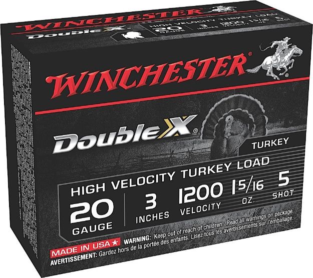 Picture of Winchester Ammo Double X High Velocity Turkey 20 Gauge 3" 1 5/16 Oz 5 Shot 10 Per Box/10 Cs 