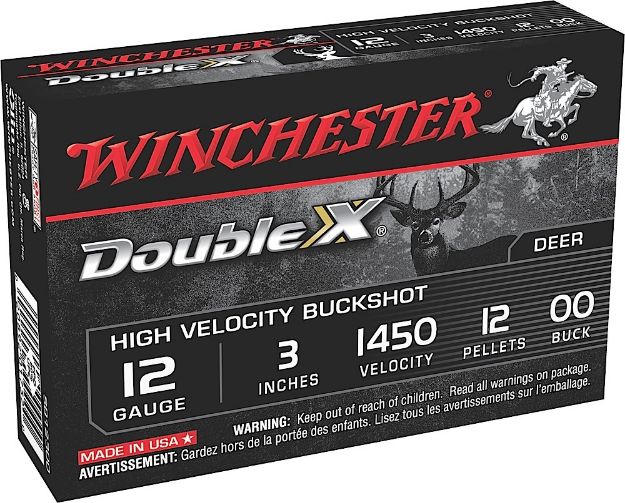 Picture of Winchester Ammo Double X High Velocity 12 Gauge 3" 12 Pellets 00 Buck Shot 5 Per Box/50 Cs 