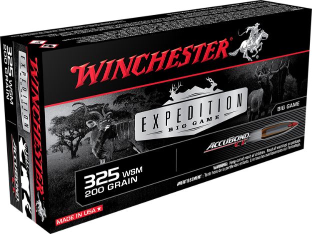 Picture of Winchester Ammo Expedition Big Game 325 Wsm 200 Gr Winchester Accubond Ct 20 Per Box/ 10 Cs 