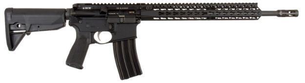 Picture of Bcm Recce-16 Kmr-A 300 Blackout 16" 30+1 Black Hard Coat Anodized, Manganese Phosphate, 6 Position Stock, Bravo Mod 3 Grip 