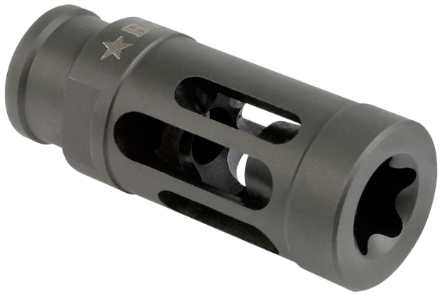 Picture of Bcm Bcmgunfighter Compensator Mod 1 Black Stainless Steel With 1/2"-28 Tpi Threads For 5.56X45mm Nato Ar-15 