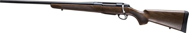 Picture of Tikka T3x Hunter 243 Win 3+1 22.40" Barrel, Black Metal Finish, Oiled Wood Stock Left Hand 