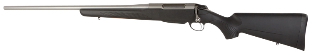 Picture of Tikka T3x Lite 243 Win Caliber With 3+1 Capacity, 22.40" Barrel, Stainless Steel Metal Finish & Black Synthetic Stock Left Hand (Full Size) 