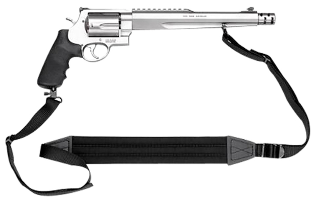 Picture of Smith & Wesson Model 500 Performance Center 500 S&W Mag Stainless Steel 10.50" Barrel With Muzzle Brake/Picatinny Rail, 5Rd Cylinder & X-Frame, Chromed Hammer & Trigger With Stop 