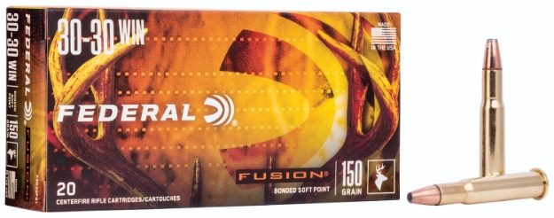 Picture of Federal Fusion Hunting 30-30 Win 150 Gr Fusion Soft Point 20 Per Box/ 10 Cs 