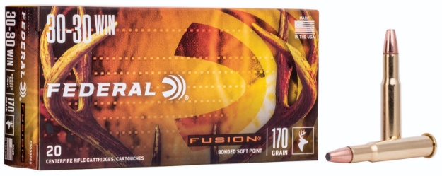 Picture of Federal Fusion Hunting 30-30 Win 170 Gr Fusion Soft Point 20 Per Box/ 10 Cs 