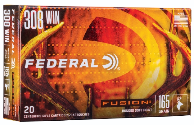 Picture of Federal Fusion 308 Win 165 Gr Fusion Soft Point 20 Per Box/ 10 Cs 