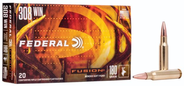 Picture of Federal Fusion 308 Win 180 Gr Fusion Soft Point 20 Per Box/ 10 Cs 