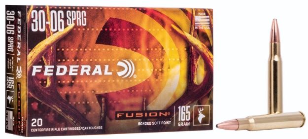 Picture of Federal Fusion 30-06 Springfield 165 Gr Fusion Soft Point 20 Per Box/ 10 Cs 