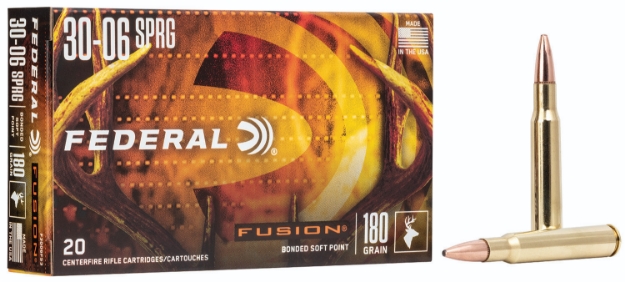 Picture of Federal Fusion 30-06 Springfield 180 Gr Fusion Soft Point 20 Per Box/ 10 Cs 