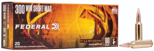 Picture of Federal Fusion Hunting 300 Wsm 180 Gr Fusion Soft Point 20 Per Box/ 10 Cs 