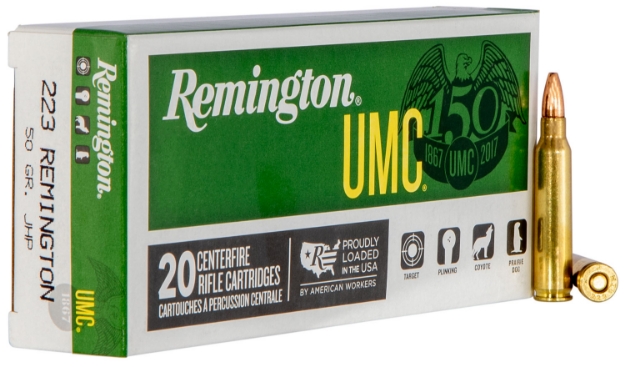 Picture of Remington Ammunition Umc 223 Rem 50 Gr Jacketed Hollow Point (Jhp) 20 Per Box/ 10 Cs 