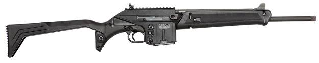 Picture of Kel-Tec Su-16 Sport Utility Carbine 5.56X45mm Nato Caliber With 16" Barrel, 10+1 Capacity, Black Parkerized Metal Finish, Black Underfolding With Storage Compartment Stock Right Hand 