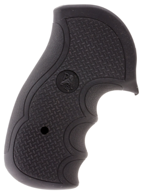 Picture of Pachmayr Diamond Pro Grip Diamond Checkering Black Rubber With Finger Grooves For Ruger Gp100 