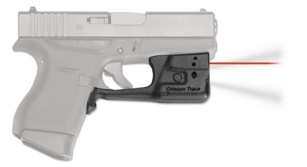 Picture of Crimson Trace Ll803 Laserguard Pro 5Mw Red Laser 633Nm Wavelength & 50 Ft Range With 150 Lumens White Led Light Black Finish For Glock 43, 42, 48, 43X (Except Railed Variants) 