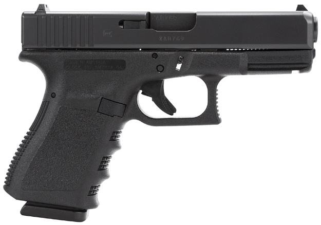 Picture of Glock G38 Gen3 Compact 45 Gap 4.02" Barrel 8+1, Black Frame & Slide, Finger Grooved Rough Texture Grip, Safe Action Trigger 